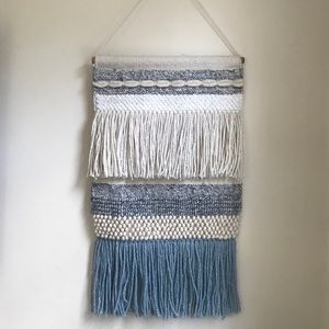 Blue Wool Wall Hanging